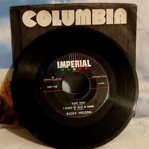 Ricky Nelson 45 record 7" double sided. Produced by Imperial Records: Vintage!
